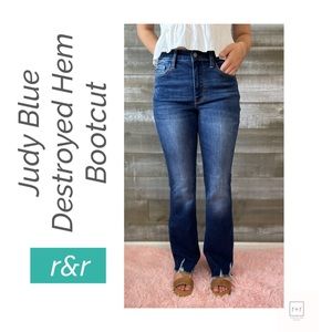 Judy Blue Dark Blue Boot Cut Jeans